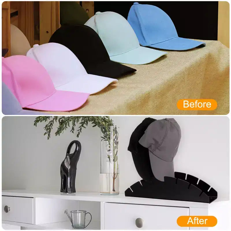 Espositore per Cappelli in Acrilico Trasparente, Supporto Singolo