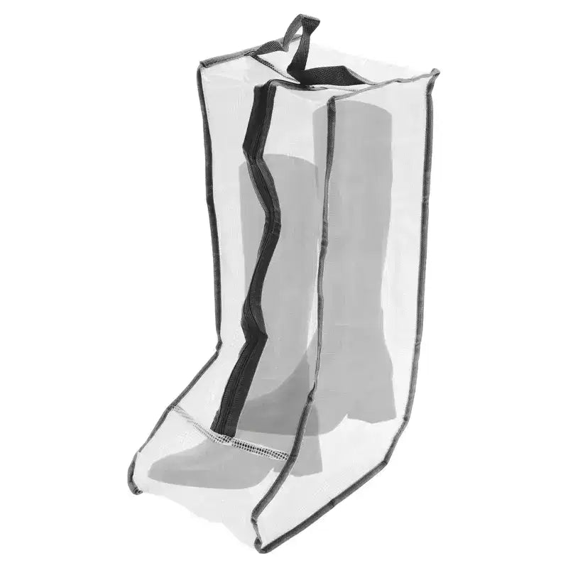 Sacchetto antipolvere lungo per stivali, a rete, Bianco/Nero e Bianco/Grigio, 1 pz