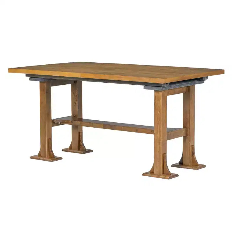 Set Tavolo da Pranzo per 6 Persone Marrone Scuro / Naturale con Panca e 4 Sedie