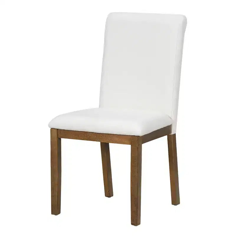 Set Tavolo da Pranzo per 6 Persone Marrone Scuro / Naturale con Panca e 4 Sedie