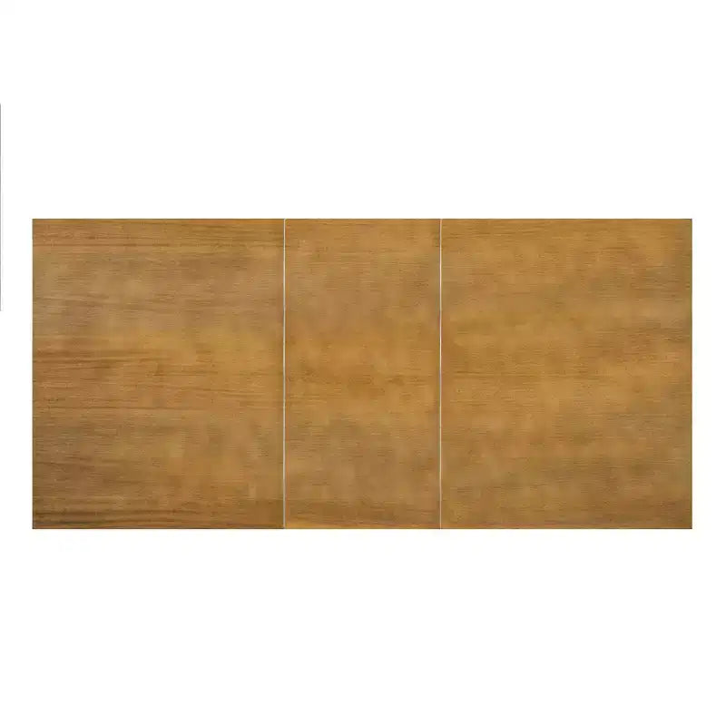 Set Tavolo da Pranzo per 6 Persone Marrone Scuro / Naturale con Panca e 4 Sedie