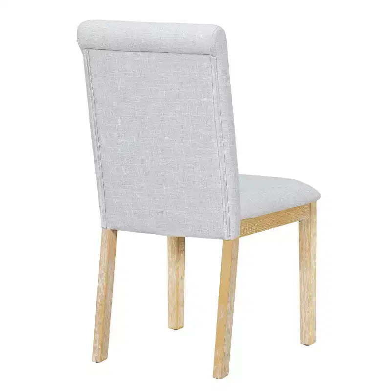 Set Tavolo da Pranzo per 6 Persone Marrone Scuro / Naturale con Panca e 4 Sedie