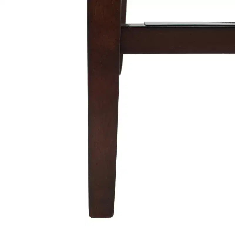 Sgabello da bancone, Beige/Marrone/Grigio chiaro, Schienale medio trapuntato, Set da 2