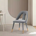 Neda Modern Velvet Upholstered Dining Chair - Manhattan Comfort